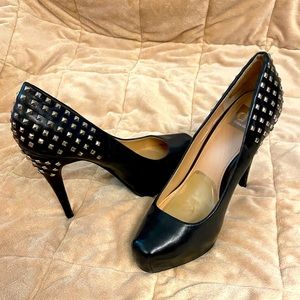 Dolce Vita studded black heels lightly used